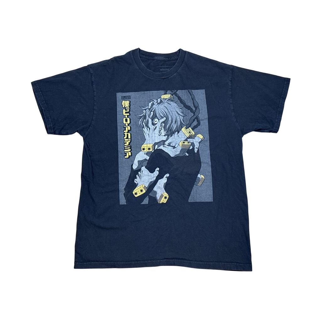 My Hero Academia Tomura Shigaraki Graphic Shirt Men's Large black casual top